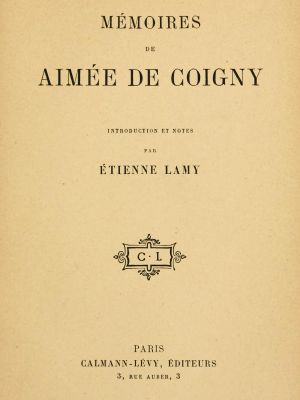 [Gutenberg 61390] • Mémoires de Aimée de Coigny